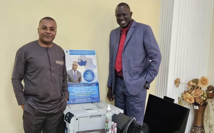 Le Secrétaire Général Jeng Visite le Président Dr. Fondjo en République de Guinée